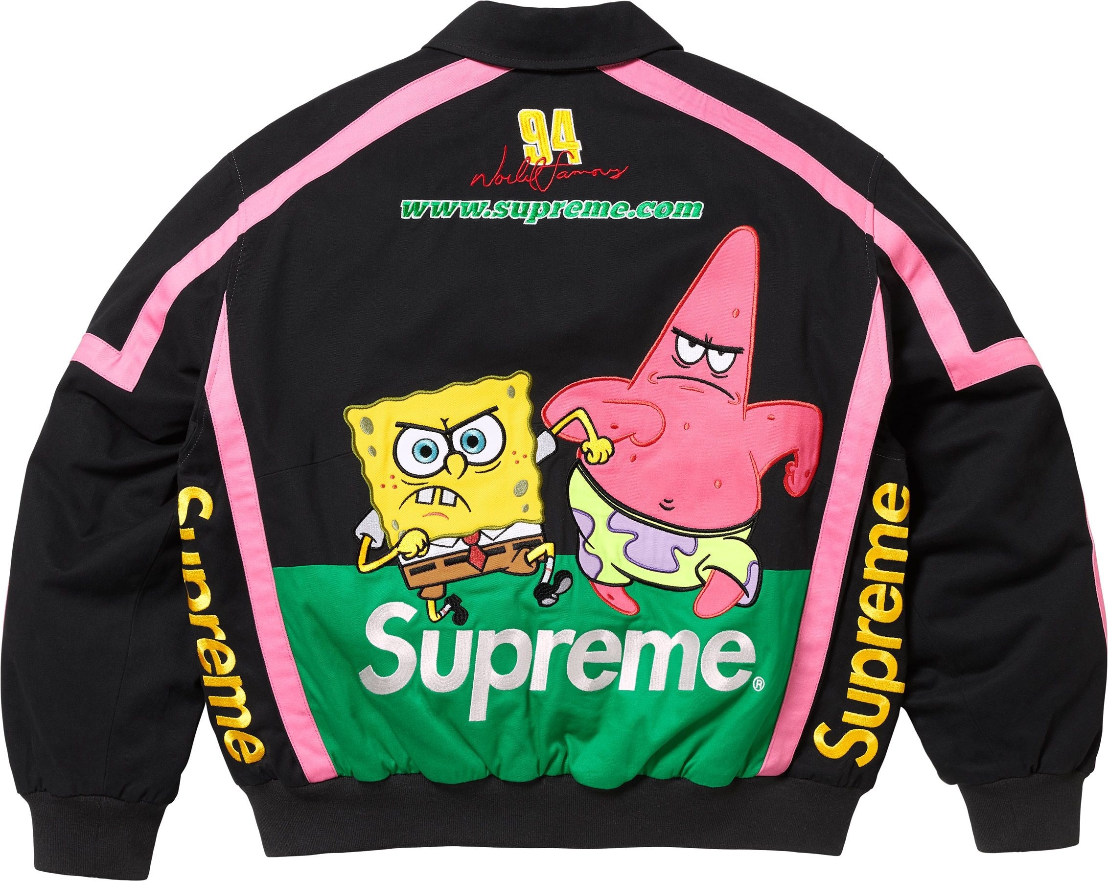 Supreme®/SpongeBob SquarePants Jeff Hamilton Racing Jacket view 14